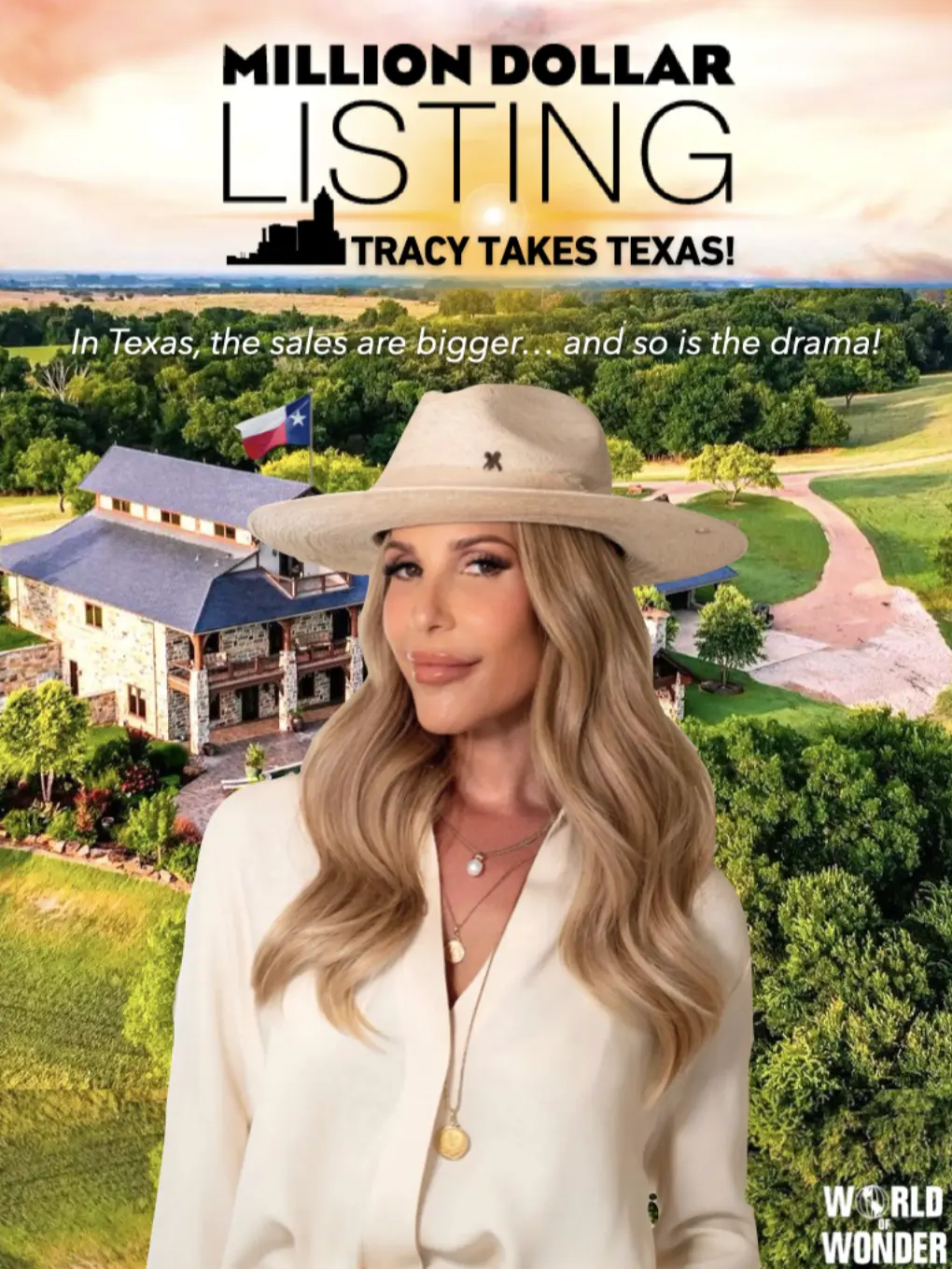 Tracy Takes Texas poster design by Jacob Bellotti