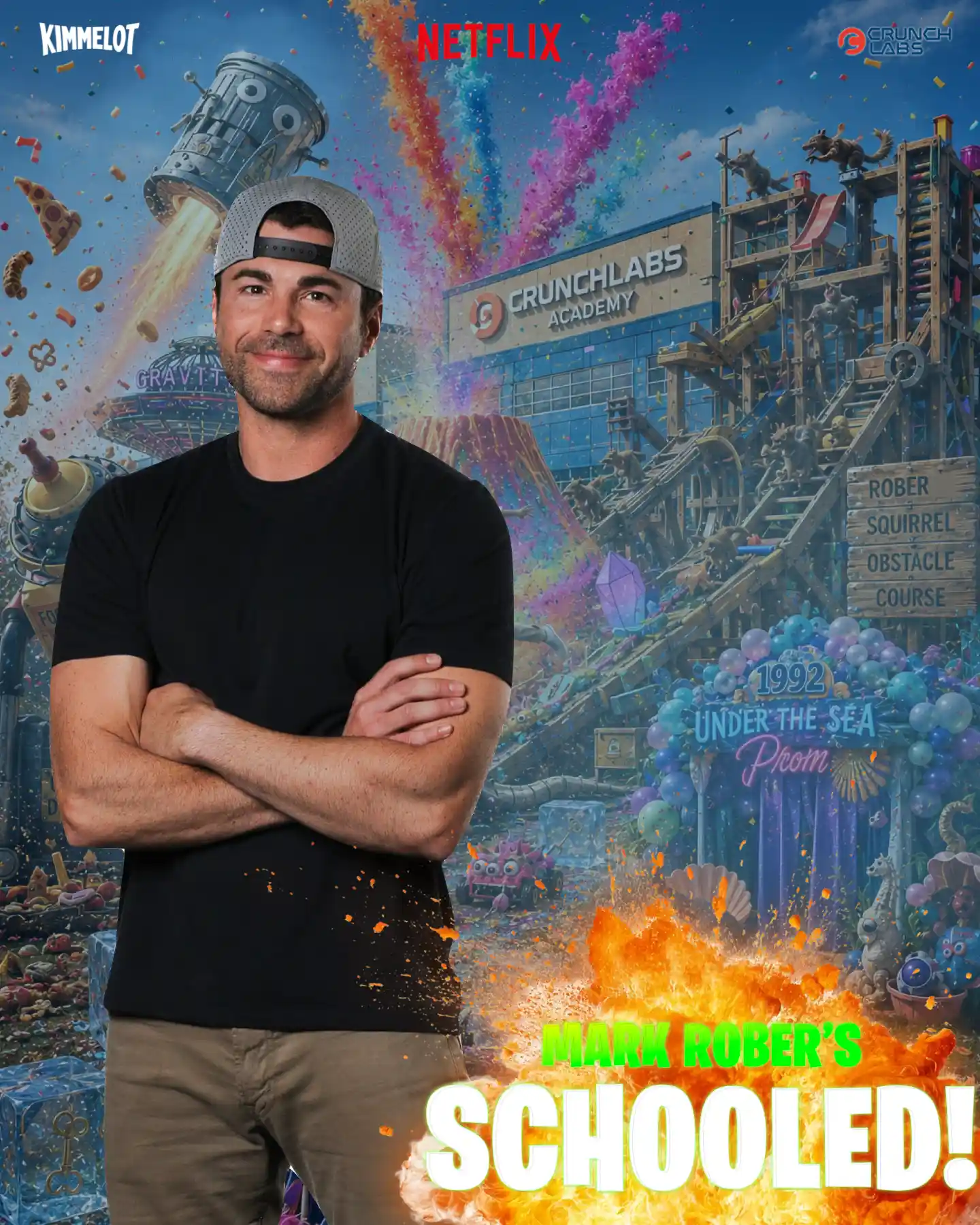 Poster for Mark Rober’s Schooled! on Netflix